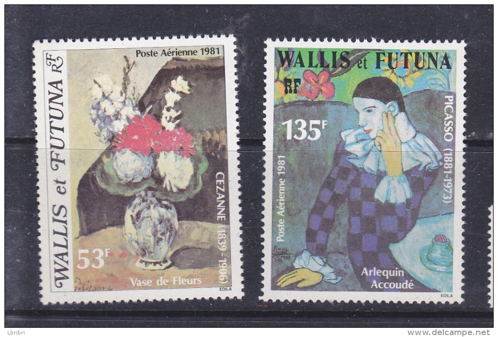 WALLIS ET FUTUNA N° 110/111 PEINTURE DE CEZANNE E T PICASSO NEUF SANS CHARNIERE - Neufs