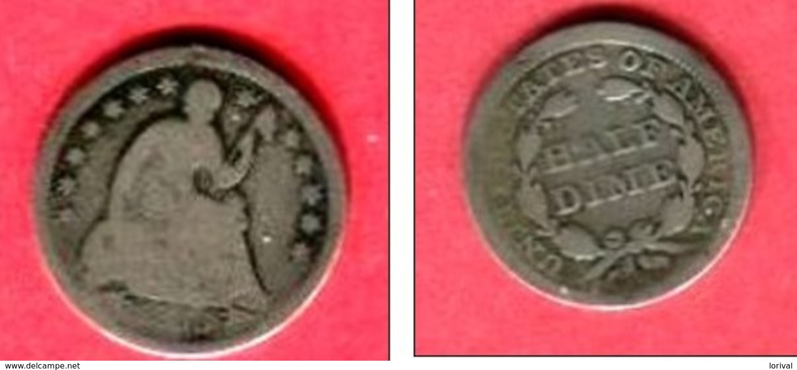 1855 B   8 - Half Dimes (Demi Dimes)