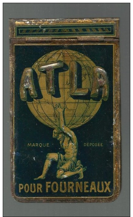 CARNET PUBLICITAIRE METAL ATLA - 10 Cm -  SUPERBE - Other & Unclassified