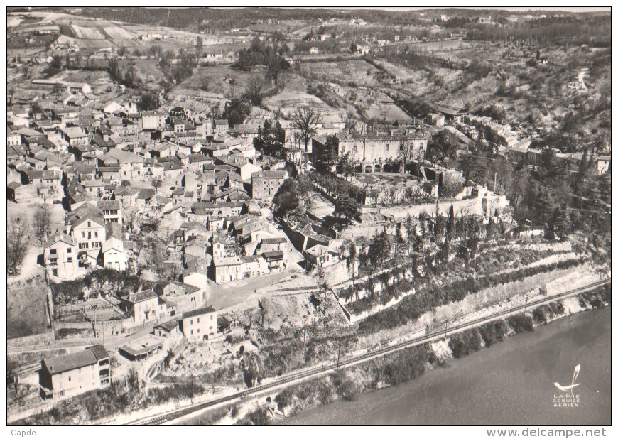 En Avion Au-dessus De... Fumel - Le Château Et Le Lot - Fumel