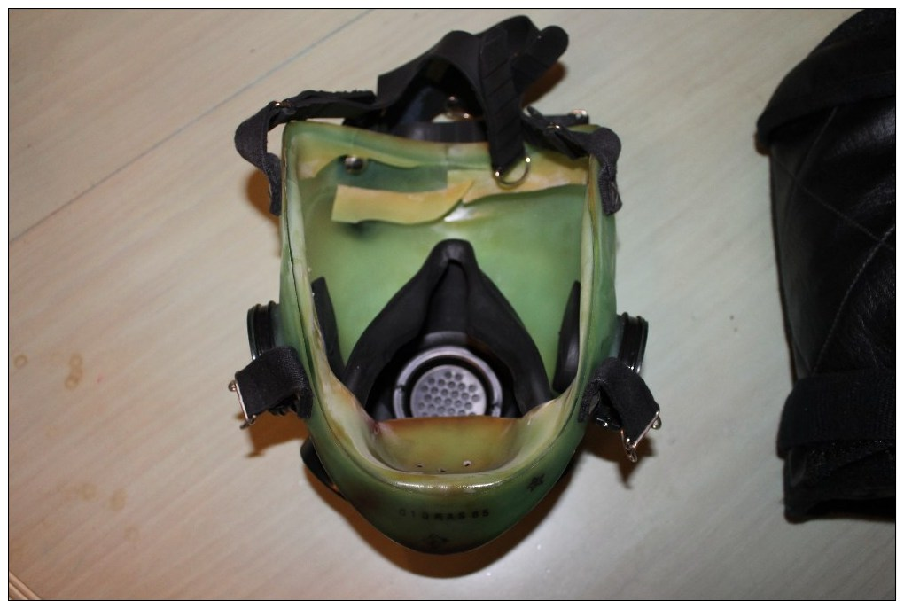 Casque Maintien De L´ordre Gendarmerie  - Modèle G1 + Masque - Police