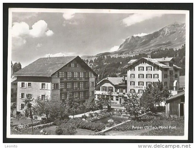 PARPAN GR HOTEL POST Churwalden Plessur Ca. 1950 - Churwalden