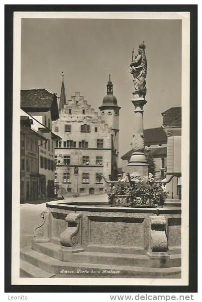 SURSEE LU Partie Beim Rathaus Alpnach Stad 1932 - Sursee