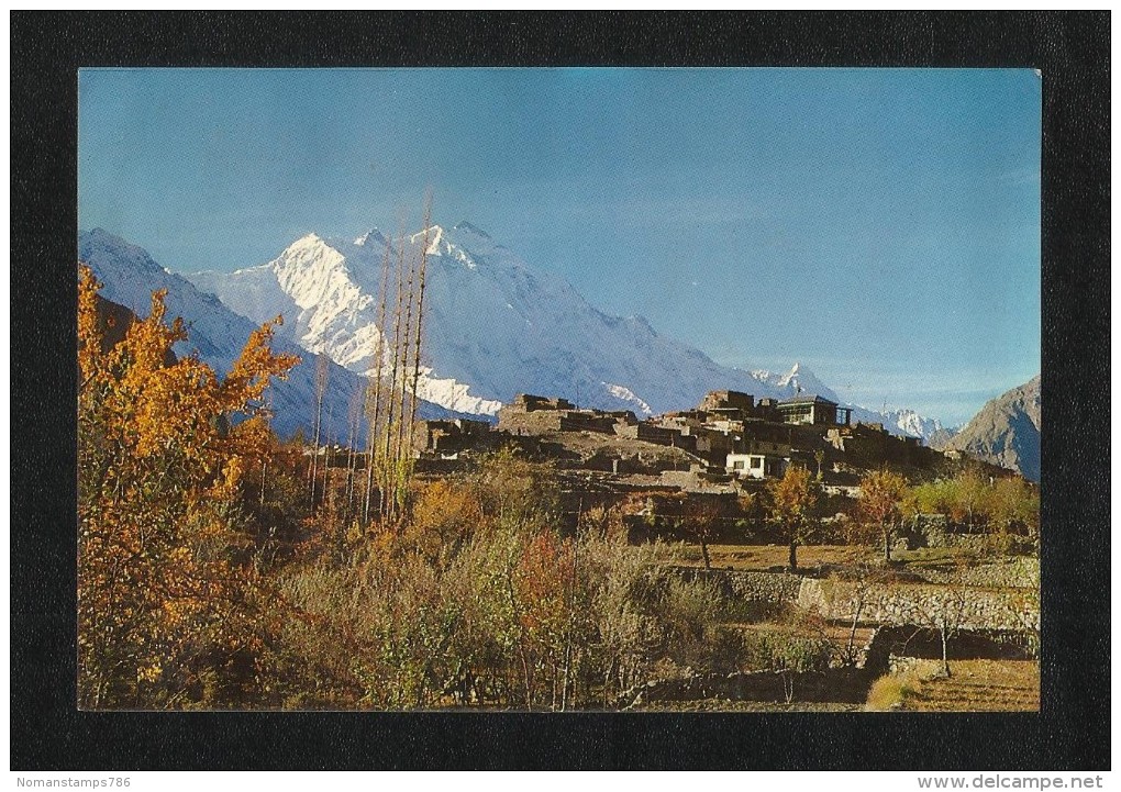 Pakistan 1987 Postal Used Picture Postcard Hunza Valley View Card - Pakistan
