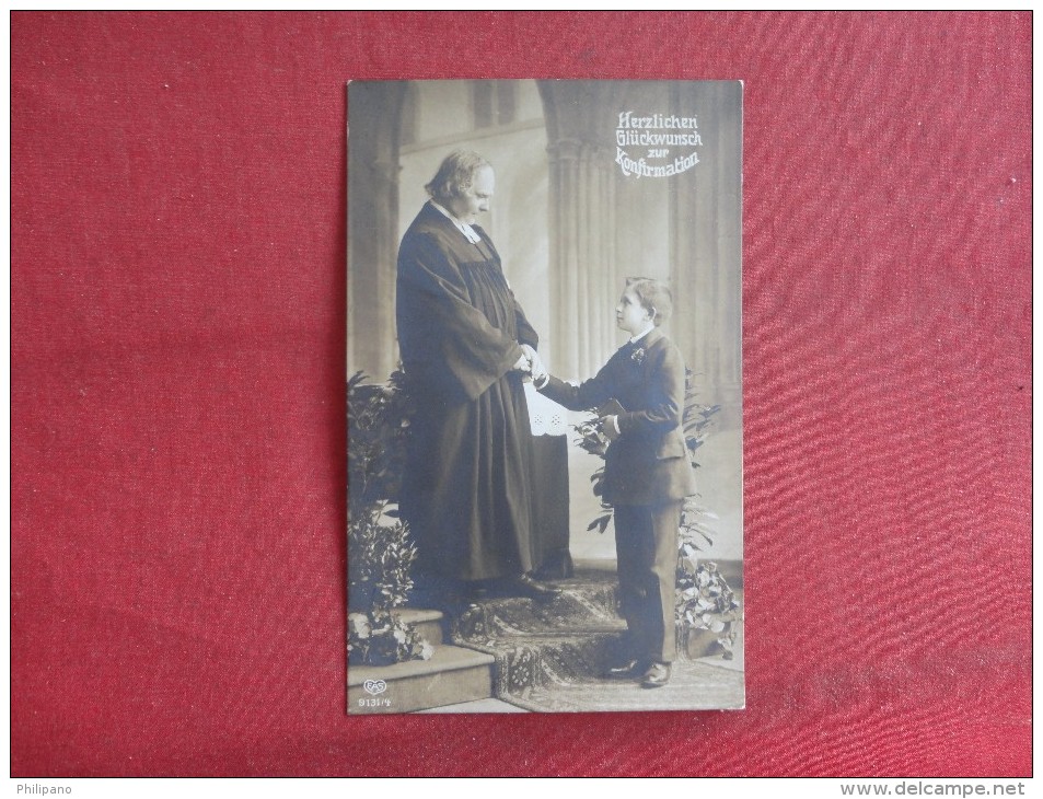 RPPC Konfirmation   Germany Stamp & Cancel ---ref 1739 - Communion