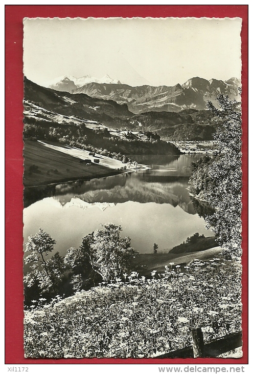 FDS-06 Lungernsee Am Fusse Des Brünigpass Mit Wetterhorn. Gelaufen - Lungern