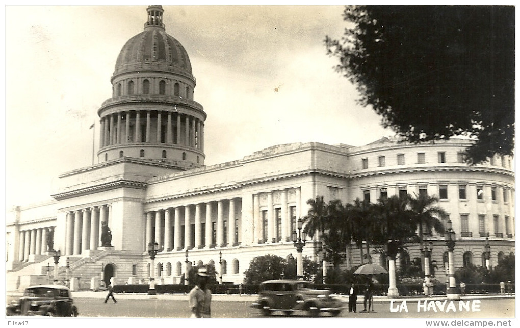 LA  HAVANE    CPA  PHOTO    LE  CAPITOLE  No3 - Cuba
