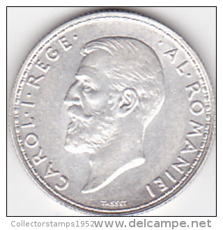 5964A  ROMANIA - 2 LEI  1912  - SILVER ARGENTO - Rumania