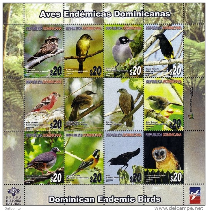 DOMINICAN REPUBLIC 2012 COMPLETE YEAR MNH - República Dominicana