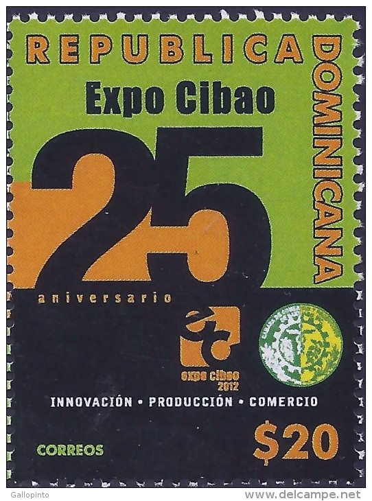 DOMINICAN REPUBLIC 2012 COMPLETE YEAR MNH