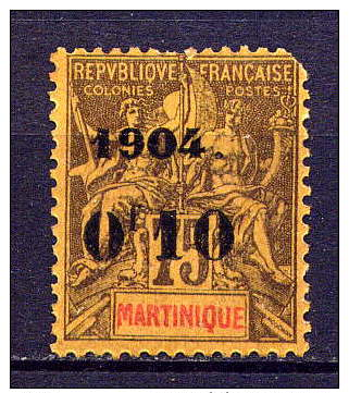 MARTINIQUE - N° 57* - TYPE GROUPE - Unused Stamps