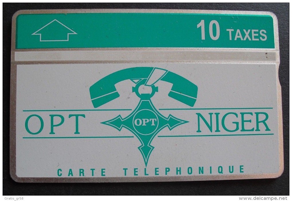 Niger - NGR-17, O.P.T. Niger, Green-White, 10 U, 612L, 10.000ex, 12/96, Used - Niger