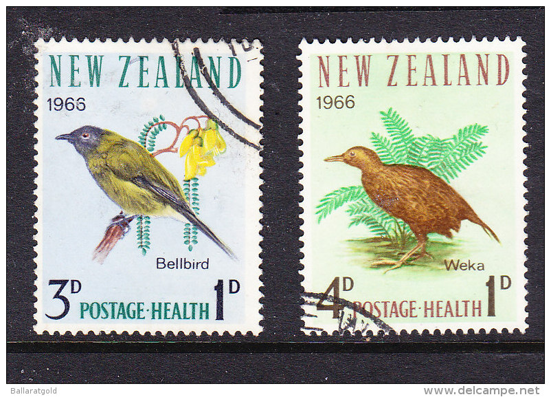 New Zealand 1966 Health Set Fine Used - Gebruikt