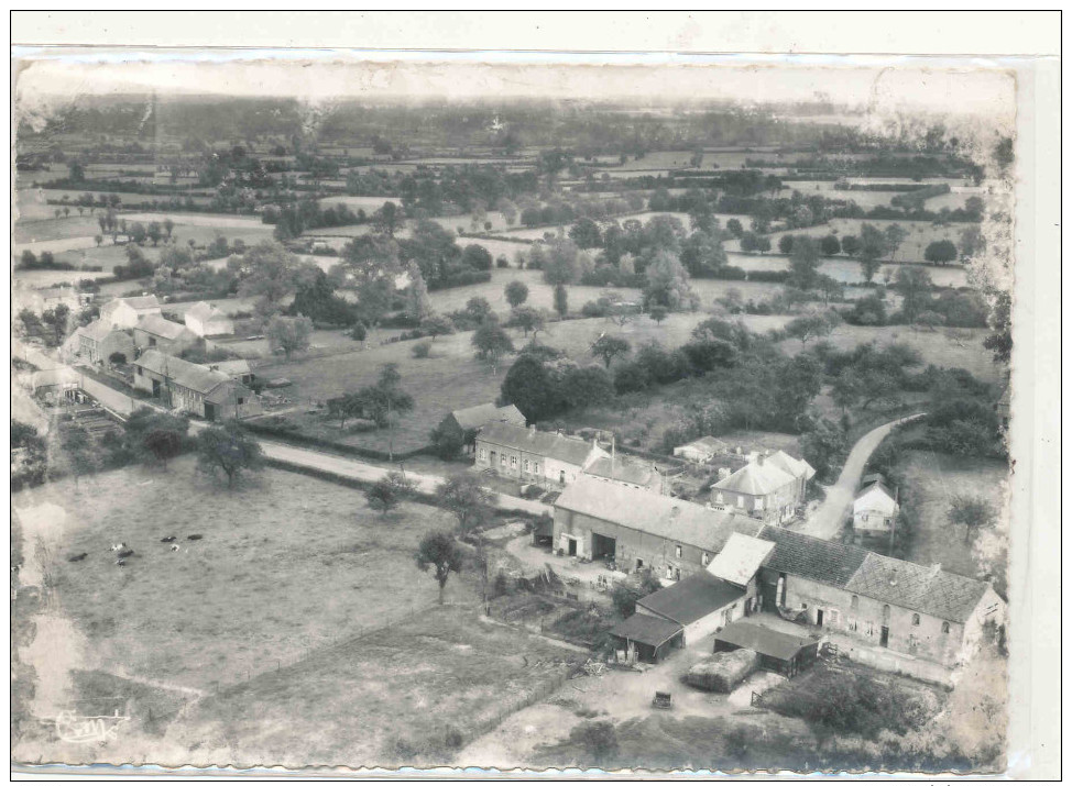 59 NOYELLES SUR SAMBRE VUE GENERALE AERIENNE RARE CLICHE - Autres & Non Classés