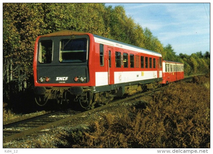 RU 1335 Train - Autorail X 2220 Vers ALLEYRAT CHAVEROCHE - Corrèze 19 - SNCF - Autres & Non Classés
