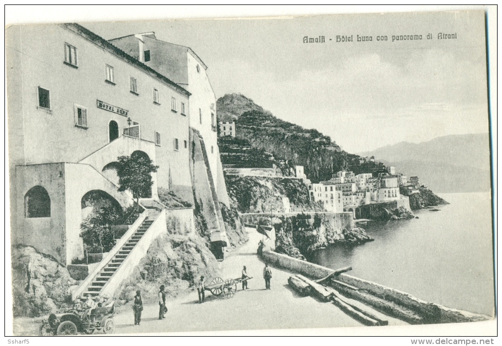 AMALFI Animata Hôtel Luna Con Panorama Di Airani C. 1908 - Salerno