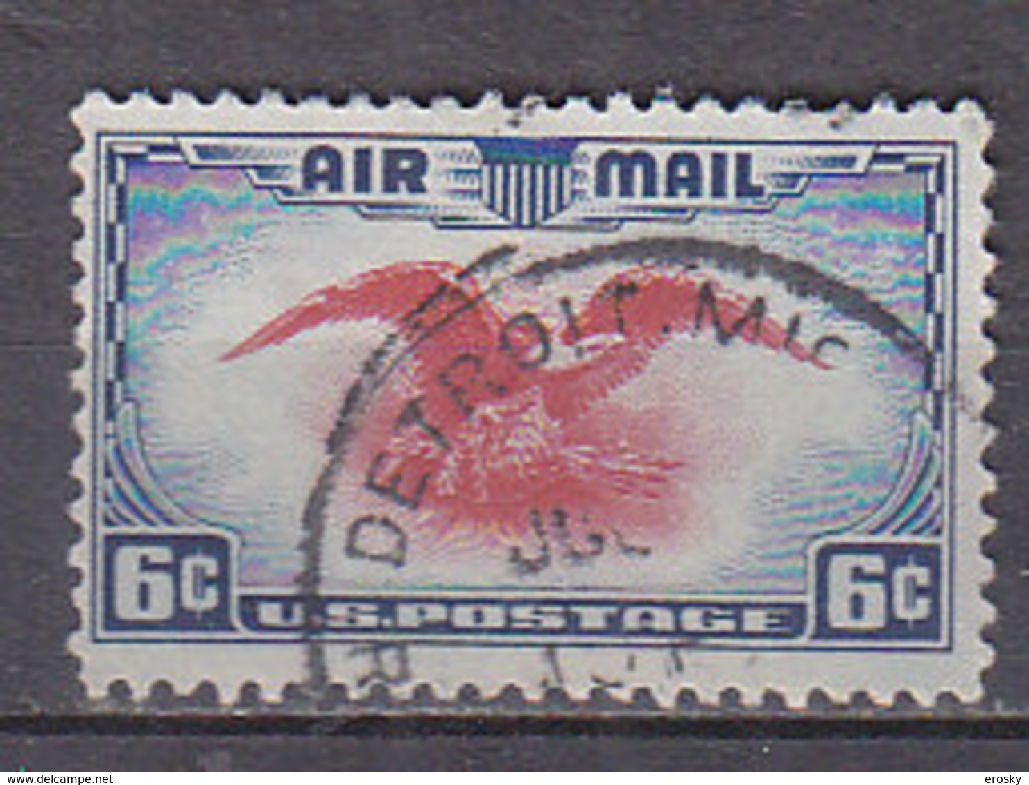 J0371 - ETATS UNIS USA AERIENNE Yv N°24 - 1a. 1918-1940 Gebraucht