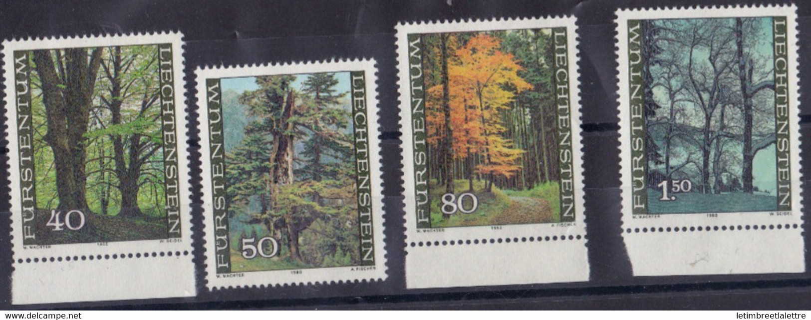 ⭐ Liechtenstein - YT N° 698 à 701 ** - Neuf Sans Charnière ⭐ - Unused Stamps