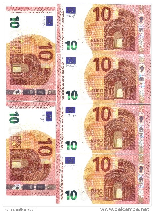 10 €  ITALIA FDS UNC Serie Completa S002 A-b-c-d-e-f  Cod.€.068 - 10 Euro