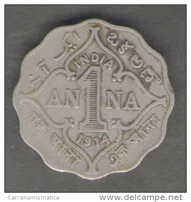 INDIA BRITISH COLONY 1 ANNA 1914 GEORGE V - Colonies