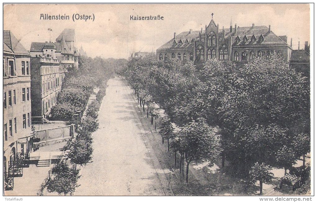 ALLENSTEIN Ostpreussen Kaiserstraße 26.6.1923 Gelaufen Olsztyn - Ostpreussen