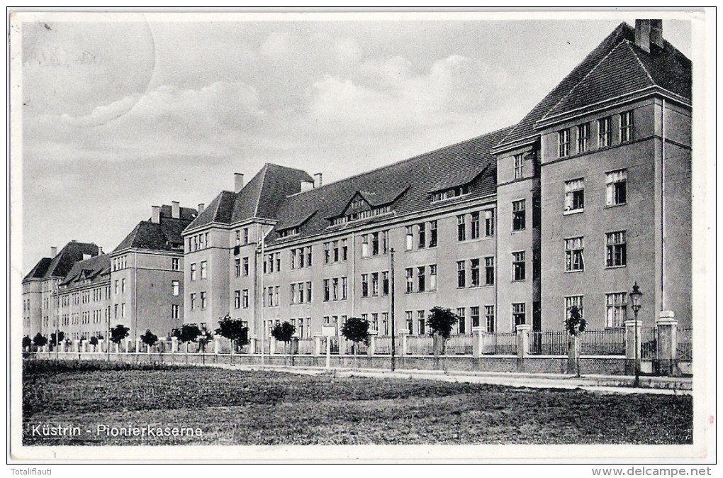 KÜSTRIN Pionier Kaserne 26.11.1939 Gelaufen Kostrzyn Nad Odr&#261; - Neumark