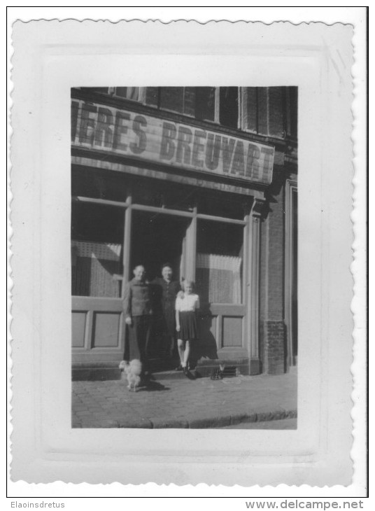 Lambersart (59) - Photo 1950 Env. Café Decuyper, 47, Rue Abbé-Desplanque (105 Mm X 76). Bon état. - Lambersart