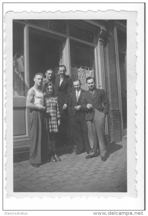 Lambersart (59) - Photo 1950 Env. Café Decuyper, 47, Rue Abbé-Desplanque (88 Mm X 62). Bon état. - Lambersart