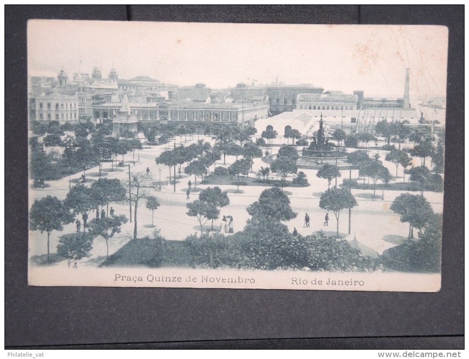 BRESIL- CP OBLITERATION DE RIO DE JANEIRO EN 1918 POUR LA FRANCE  A VOIR  POUR ETUDE LOT P2438 - Brieven En Documenten