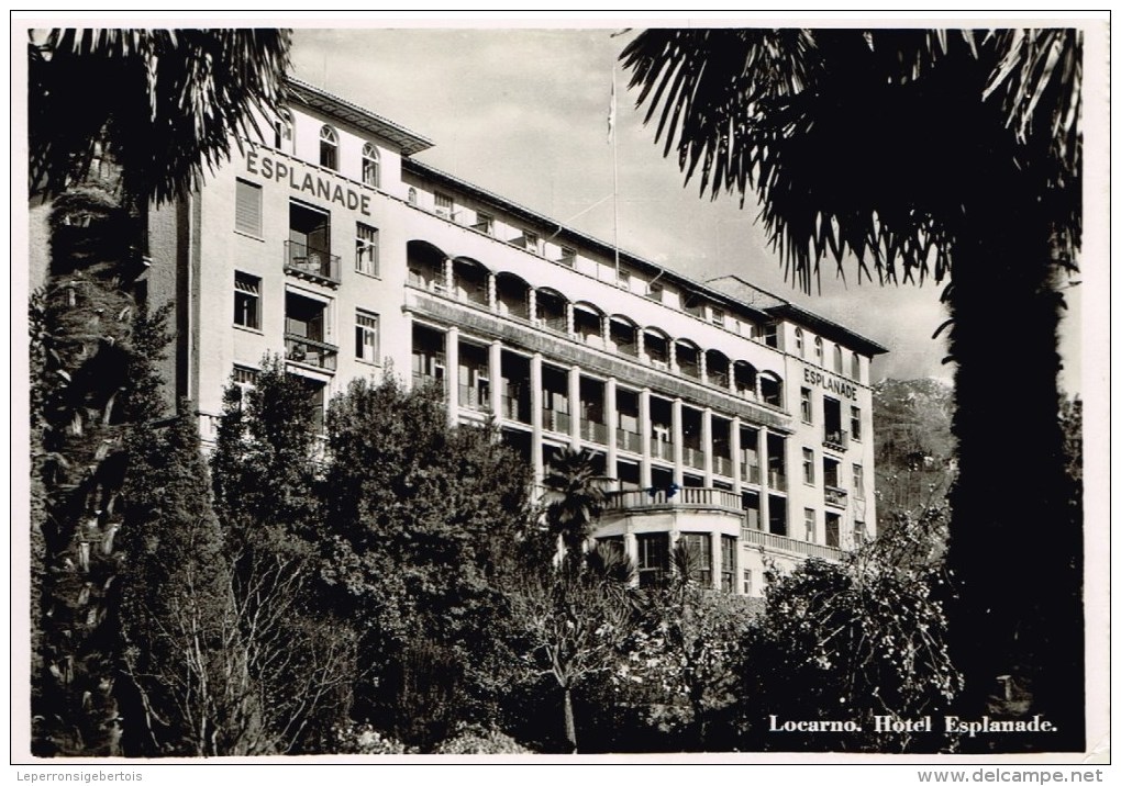 CPA - LOCARNO - Hôtel Esplanade - Hotels & Restaurants