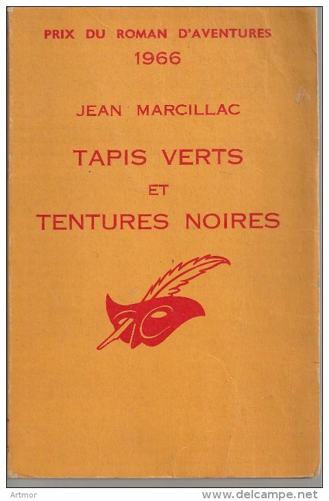 MASQUE N°941 -  1966 -  MARCILLAC -  TAPIS VERTS ET TEINTURES NOIRES - Le Masque