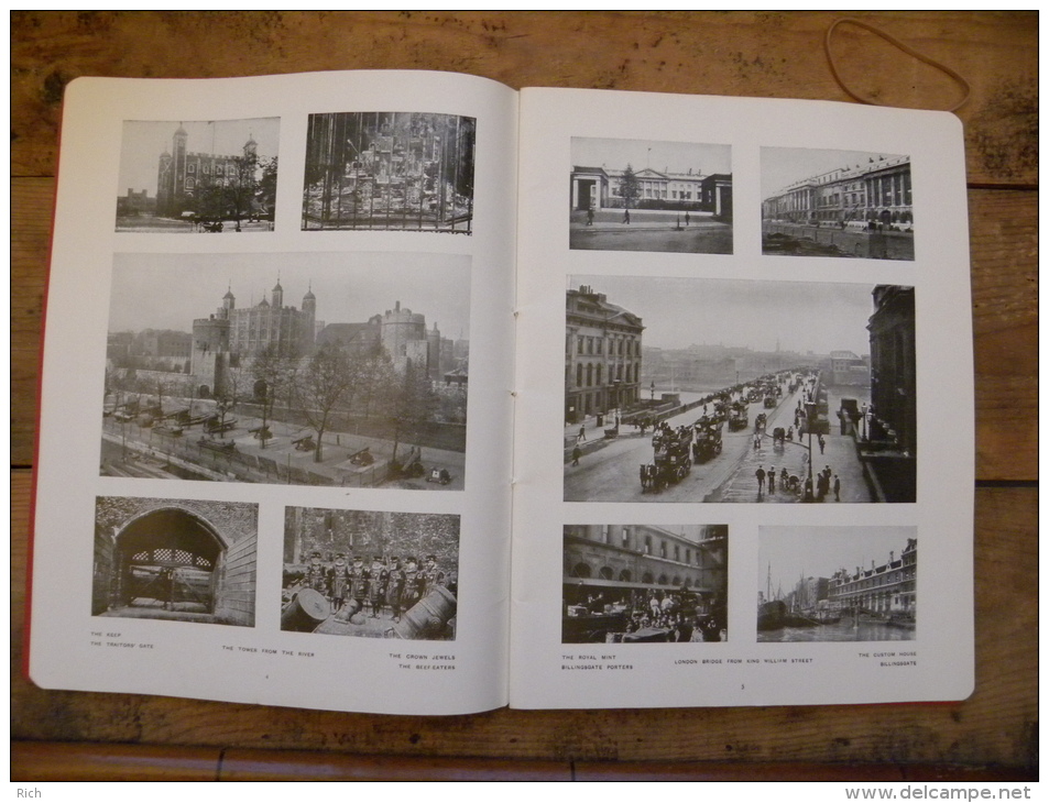 Livre, guide, vues et photos, Angleterre London - 90 pages