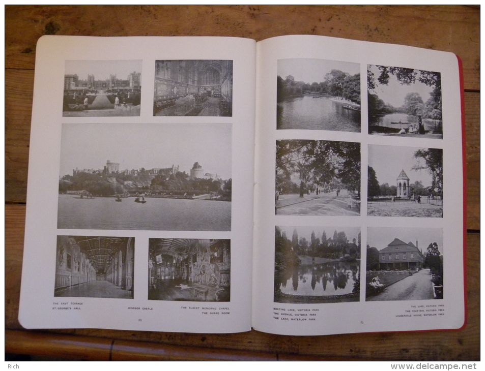 Livre, guide, vues et photos, Angleterre London - 90 pages