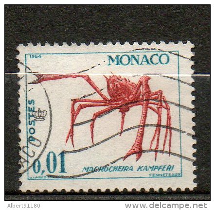 MONACO  Crabe 1960-65 N°537a - Usados