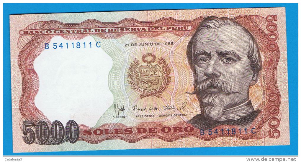 PERU -  5000 Soles De Oro 1985  SC   P-117 - Pérou