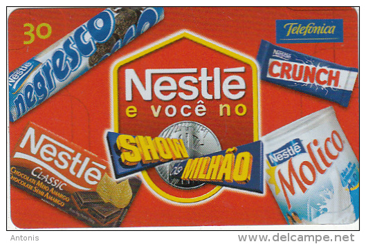 BRAZIL(Telefonica) - Nestle, 06/02, Used - Levensmiddelen