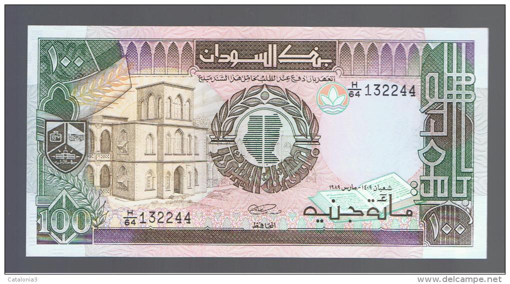 SUDAN -  100 Pounds 1989 SC  P-44 - Soedan