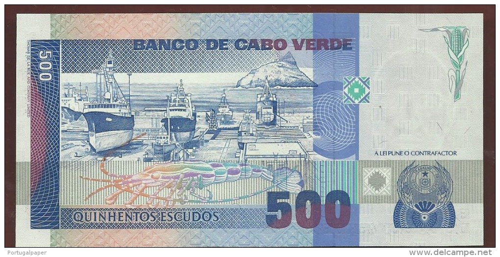 500 ESCUDOS  1989     UNC - Cap Verde