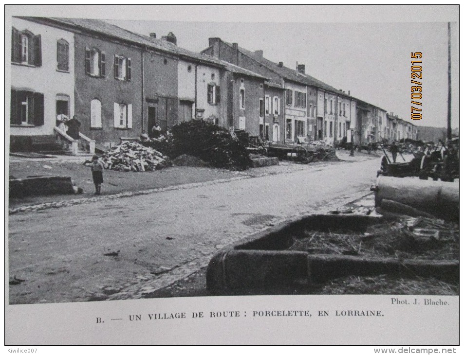 Un Village De   Route PORCELETTE En Lorraine - Lorraine