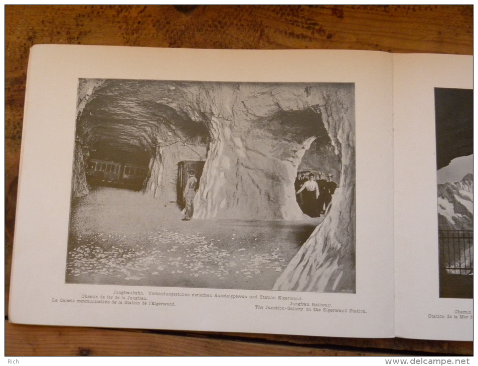 Livre  SUISSE - souvenir vom BERNER OBERLAND - 20 pages - vues, photos - édition Photoglox Zürich