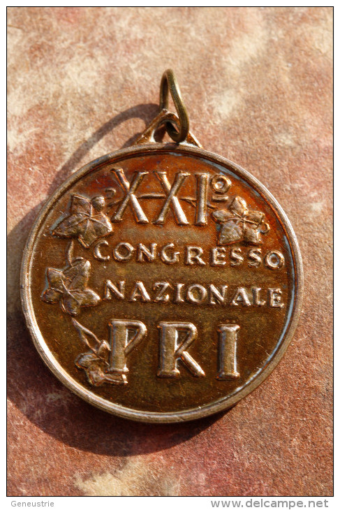 Pendentif Médaille Religieuse "XXIe Congresso Nazionale PRI / Roma Feb. 1949" - Religious Medal - Religion & Esotericism