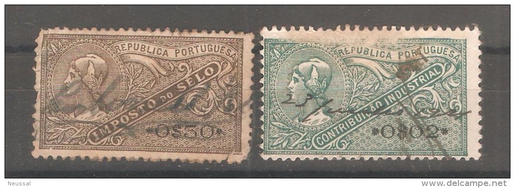 2 Fiscales Portugal. - Used Stamps
