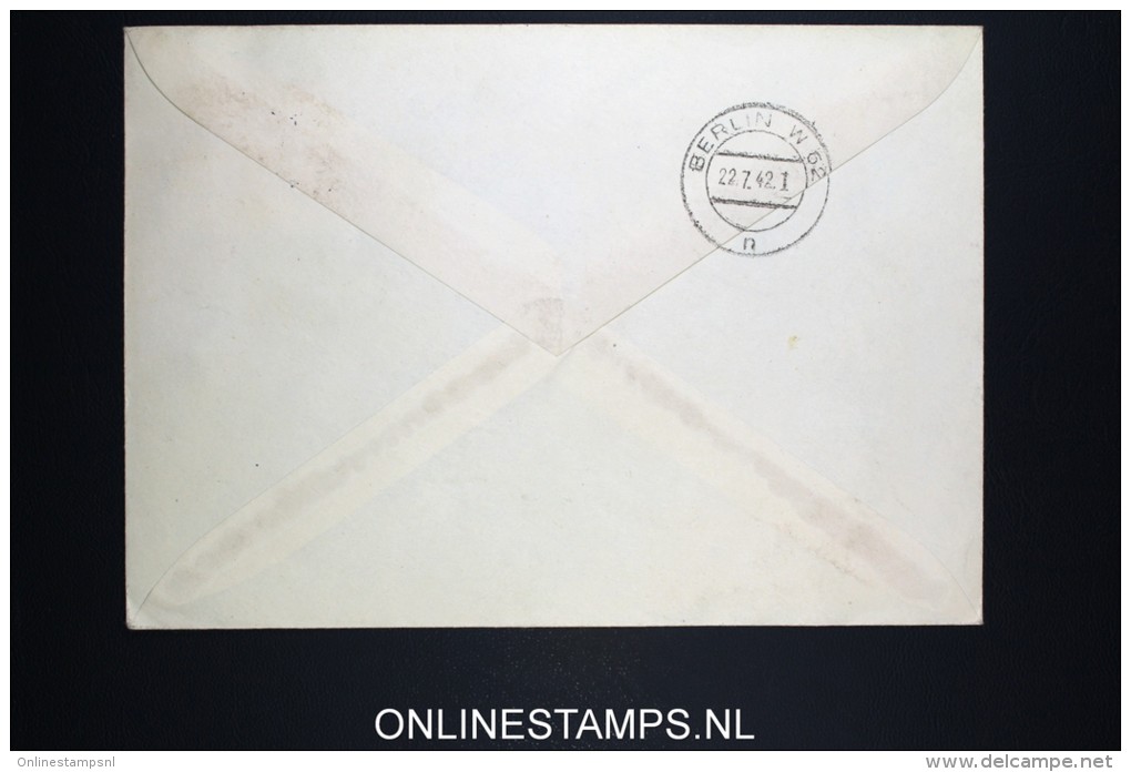 Deutsches Reich 1942 Mi 815 Sonder Stempel München Riem  Registered Cover München To Berlin - Brieven En Documenten