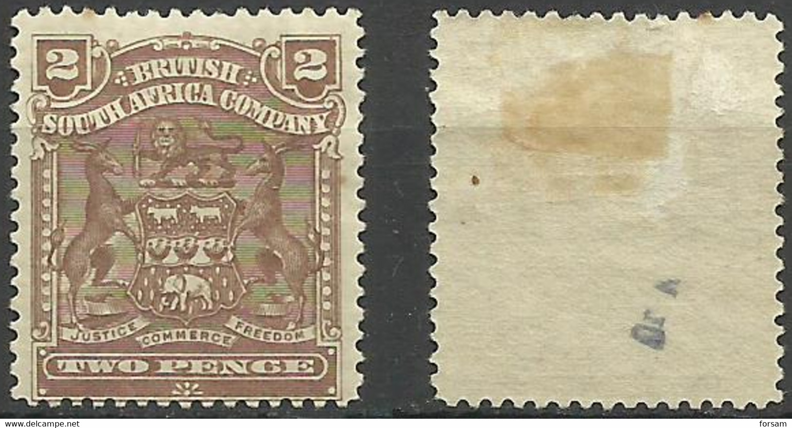 SOUTH AFRICA..1898..Michel # 60...MH...MiCV - 8 Euro. - Unclassified