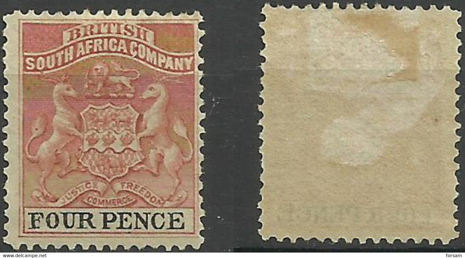 SOUTH AFRICA..1892..Michel # 19...MH...MiCV - 40 Euro. - Unclassified