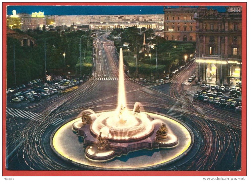 CARTOLINA VG ITALIA - ROMA - Piazza Della Repubblica E Stazione Termini - 10 X 15 - ANN. 1970 - Stazione Termini