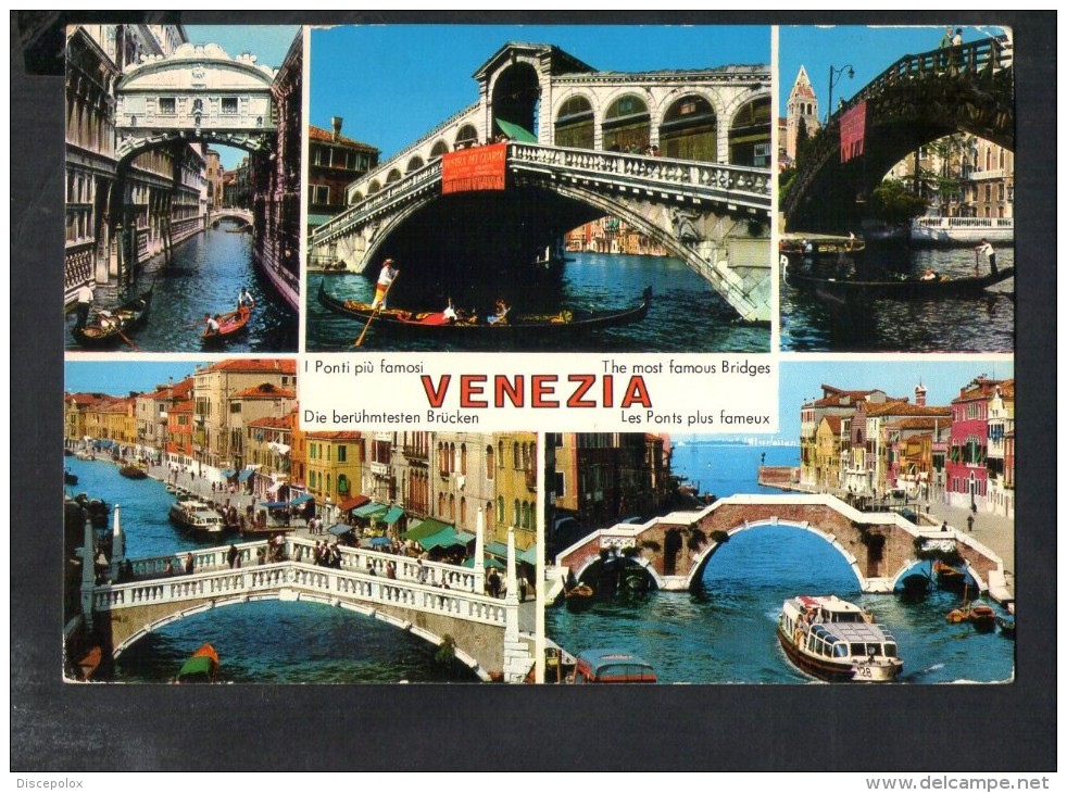 P577 VENEZIA ( Venice ) PONTI Dei Sospiri, Rialto, Accademia, Guglie, Archi - NAVI SHIP BATEAU - Nice Stamp - Venezia