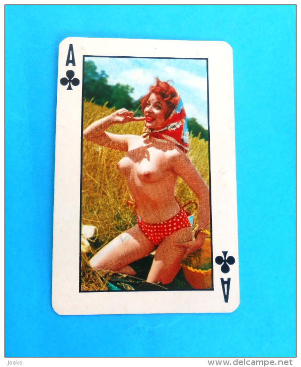 EROTIC - Vintage Single Swap/playing Card ( 1. Pcs. ) Erotique Carte à Jouer Erotik Spielkarte Erotico Erotica Erotiques - Playing Cards (classic)