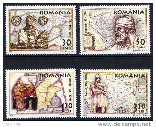 ROMANIA 2006 Stamp Day: Decabalus Set Of 4  MNH / **.  Michel 6095-98 - Unused Stamps