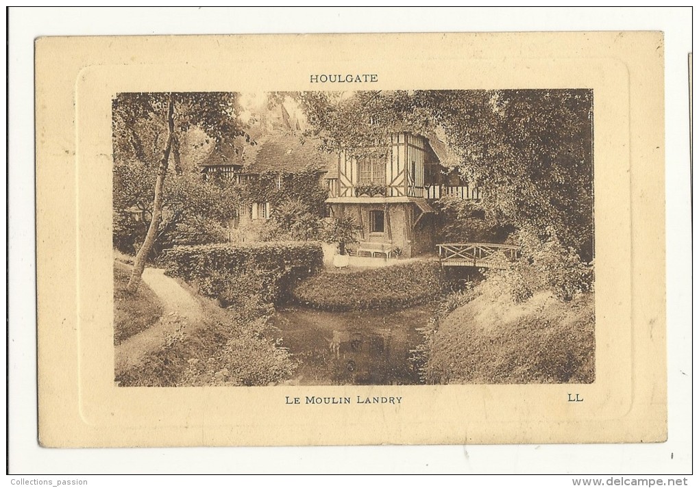 Cp, 14, Houlgate, Le Moulin Landry, Voyagée - Houlgate